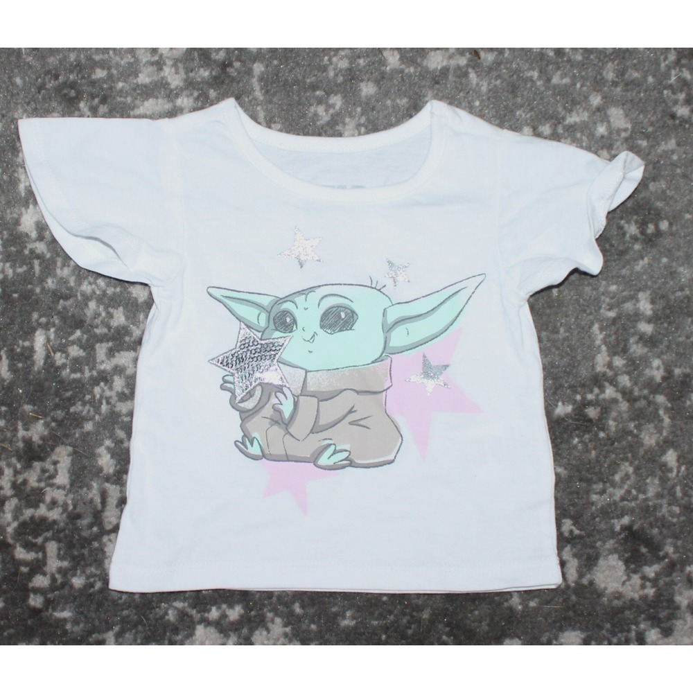 Star Wars Baby Yoda Girls Shorts Shirt Size 3T
